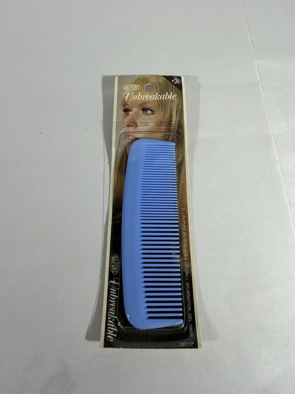 Vintage Genuine Du Pont USA Made Nylon Unbreakable Pocket Comb 5